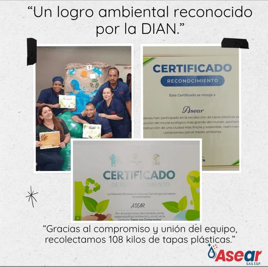 Asear gana el primer puesto en la campaña "Tapas con compromiso" premio1 min